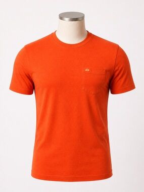 Brooks Brothers Vibrant Orange Short Sleeve Tee